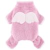 Dog Clothes for Small Female Dogs, Soft and Cozy Fleece Sweaters with Angel Wing Trim