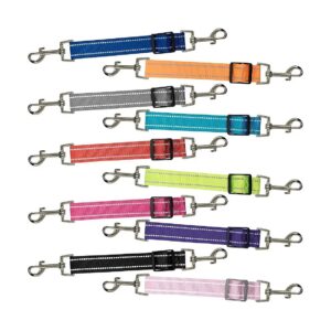 Dog Collar Gear - 10 Pcs Adjustable Nylon Collar Clips with Clasps for Pet Safety