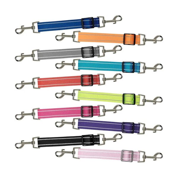 Dog Collar Gear - 10 Pcs Adjustable Nylon Collar Clips with Clasps for Pet Safety