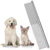 Dog Comb for Grooming Removing Tangles and Knots Suitable for All Pet Types