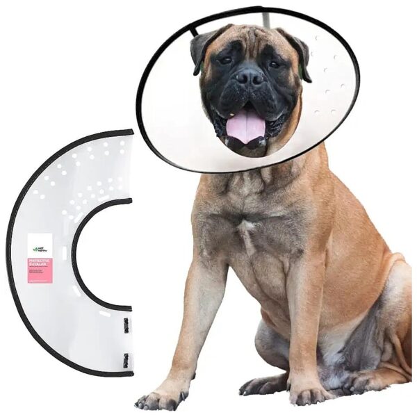 Dog Cone Collar for Wound Care and Post Surgery Recovery - Prevent Licking and Scratching