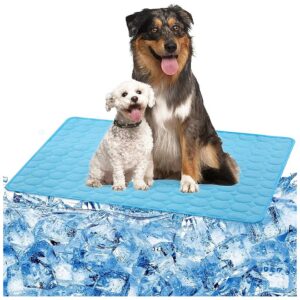 Dog Cooling Mat for Summer Heat Relief - Perfect for Large and Small Dogs