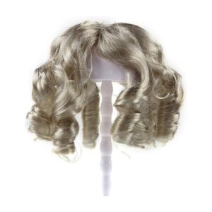 Dog Costume Accessories with Curly Synthetic Hair Queen Style Wigs