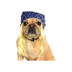 Dog Costume Bandana with Hair for Medium to Large Breeds Medium to Large