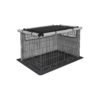 Dog Crate Cover for 48 Inch Kennels with Adjustable Ventilation and Breathable Design