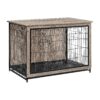 Dog Crate Furniture Side Table Modern Kennel for Indoor Dogs Up to 80 Lb