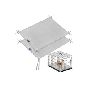 Dog Crate Mats, 2 Pack, 24x18 Inch, Super Absorbent and Anti-Slip Design, Waterproof