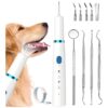 Dog Dental Care Kit for Plaque and Tartar Removal with LED Lights