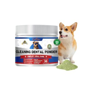 Dog Dental Care Powder for Teeth and Gum Health with Herbal Ingredients