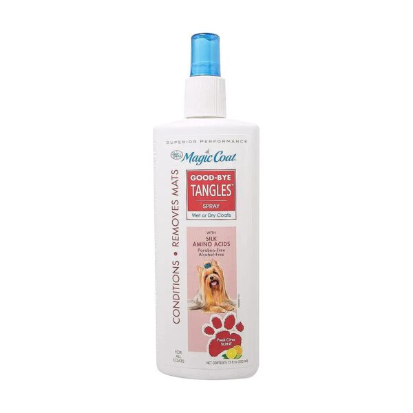 Dog Detangling Spray for All Breed and Coat Types with a Fresh Citrus Aroma