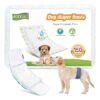 Dog Diaper Booster Pads - 150 Count for Super Soft and Absorbent Protection