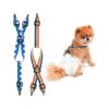 Dog Diaper Keeper with Adjustable Suspenders for Female Male Puppies