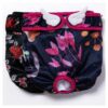 Dog Diaper Wraps with Flower Print and Wings for Unisex Dogs, Super Absorbent