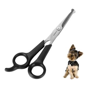 Dog Eye Cutter with Round Tip Stainless Steel Scissors for Safe Grooming