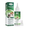 Dog Eye Relief Drops 60ML All Natural Pet Eye Wash Treatment Promotes Healthy Eye Hygiene