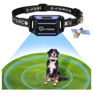 Dog Fence System with GPS Technology and Adjustable Warning Strength for All Breeds