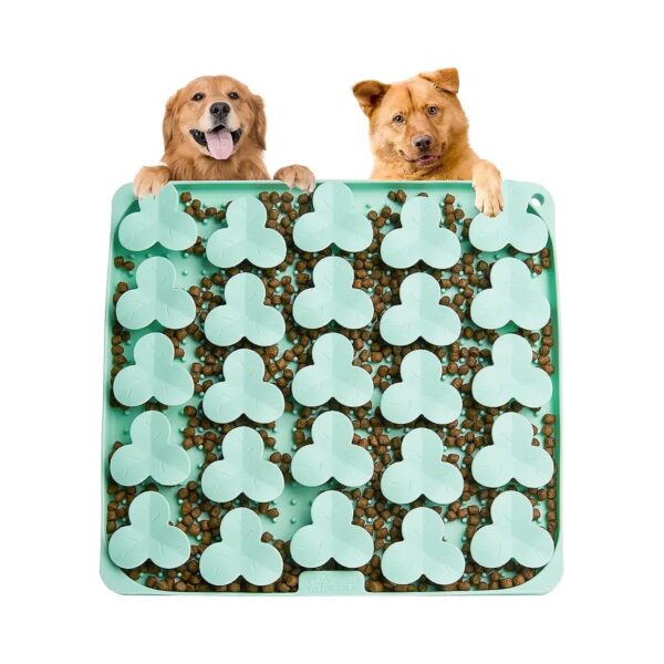 Dog Food Puzzle and Snuffle Mat for Large Medium Breed Dogs with Mealtime Fun Feature