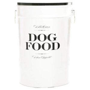 Dog Food Storage Canisters with Easy-Open Lids and Large 40lb Capacity