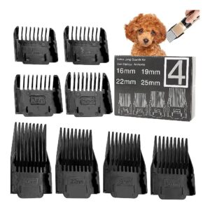 Dog Grooming Clippers Hair Clipper Attachments Set with Measurement Guides - 8 Pack