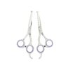 Dog Grooming Kit with Curved Tip Scissors and Straight Edge Scissors for Puppies