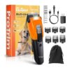 Dog Grooming Kit with LED Display and Heavy Duty Trimmer for All Coat Types and Long Hair