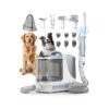 Dog Grooming Kit with Vacuum Function and Cordless Dog Clippers for Trimming and Cleaning