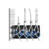 Dog Grooming Tools Kit with Adjustable Screw Scissors, Stainless Steel Clippers, and Th