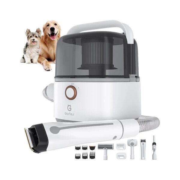 Dog Grooming Vacuum with 5-Tool Kit for Efficient Shedding and Cleaning