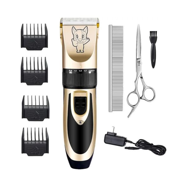 Dog Hair Trimmer Set with Scissors and Clippers for All Pet Grooming Needs