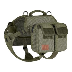 Dog Hiking Backpack with Canine Ergonomics for Medium Large Dogs