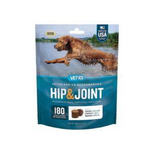 Dog Hip and Joint Health Soft Chews with Omega-3s and Glucosamine Pellets