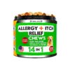 Dog Itch Relief and Allergy Support Chews with Omega-3 Fish Oil and Probiotics