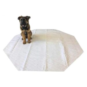 Dog Kennel and Crate Upgrade Octagon Plush Pee Pads Set of 2