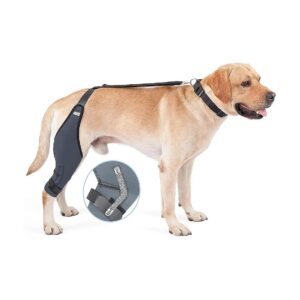 Dog Knee Immobilizer Support with Metal Strips for Strong Support