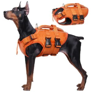 Dog Life Jacket with High Flotation and Reflective Strips for Small Medium and Large Dogs