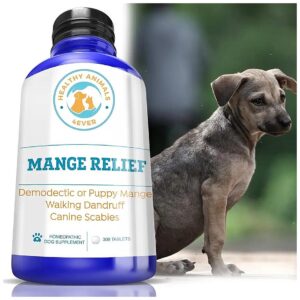 Dog Mange Relief, All-Natural and Non-GMO Pellets for Healthy Skin and Coat