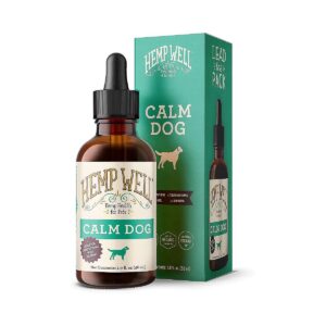 Dog Melatonin and Hemp Oil Blend for Anxiety Relief and Calm