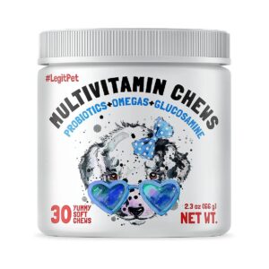 Dog Multivitamin Chews for Joint, Gut, Skin and Overall Health Support