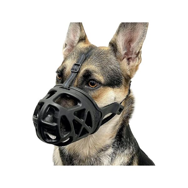 Dog Muzzle for Medium to Large Breed Dogs with Humane Mouth Protection and Training