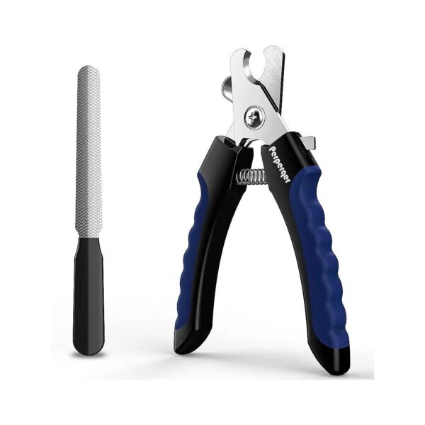 Dog Nail Clippers with Ergonomic Design and Safety Guard for Safe and Effective Trimming