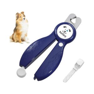 Dog Nail Clippers with LED Guide Light and Stainless Steel Blades for Pet Grooming