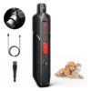 Dog Nail Trimmers with Cruise Control for Easy Nail Grooming with LED Light and 2 Speeds