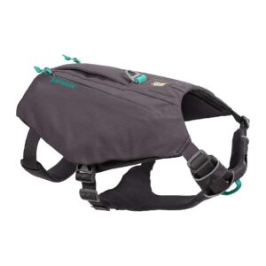 Dog Pack and Harness Hybrid for Extended Wear, Granite Gray, Medium