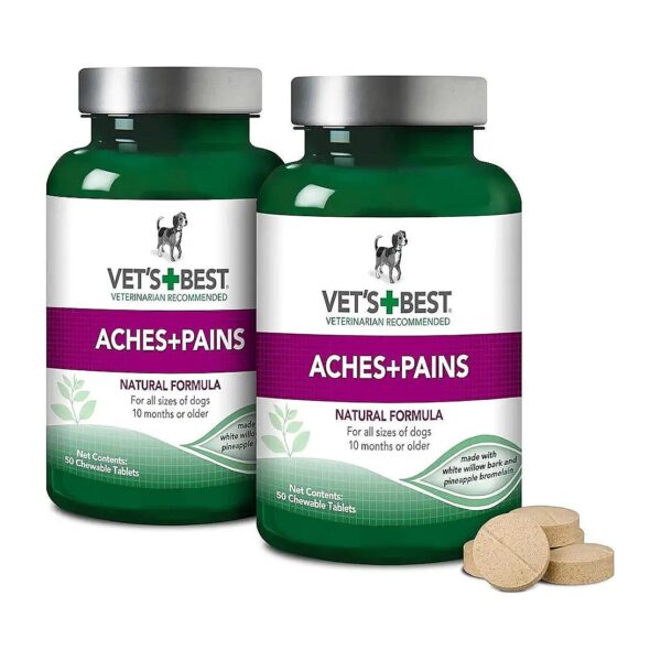 Dog Pain Support Supplement Tablets for Hip and Joint Relief