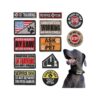 Dog Patches for Leashes, Harnesses, and Collars, 12-Pack with Lifetime Warranty