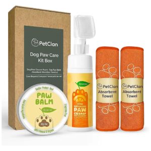 Dog Paw Cleaner, No-Rinse Foaming Formula for Fresh, Clean Paws and Gentlest Skin