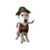 Dog Pirate Suit, Caribbean Style Pet Costume, Size Large