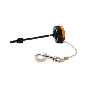 Dog Play Area Retractable Tie-Out Cable Small Size for Canines 20-30 Pounds