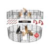 Dog Playpen Outdoor Indoor Metal Panels 32 H for Large Medium Small Animals