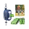 Dog Poop Bag Dispenser Set with 135 Waste Bags and Carabiner